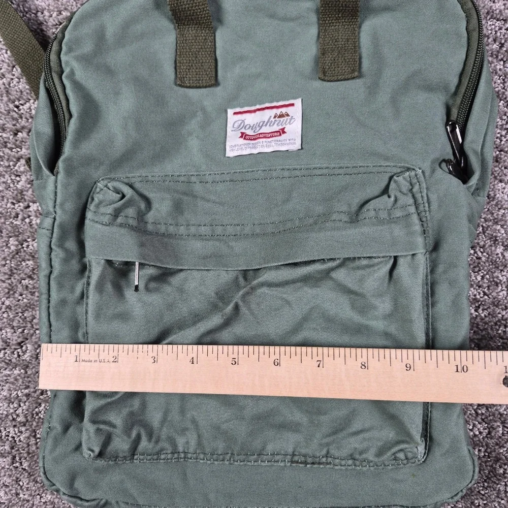 Doughnut Backpack Sage Green Canvas Outdoor Adventure Utility Gorpcore Mini